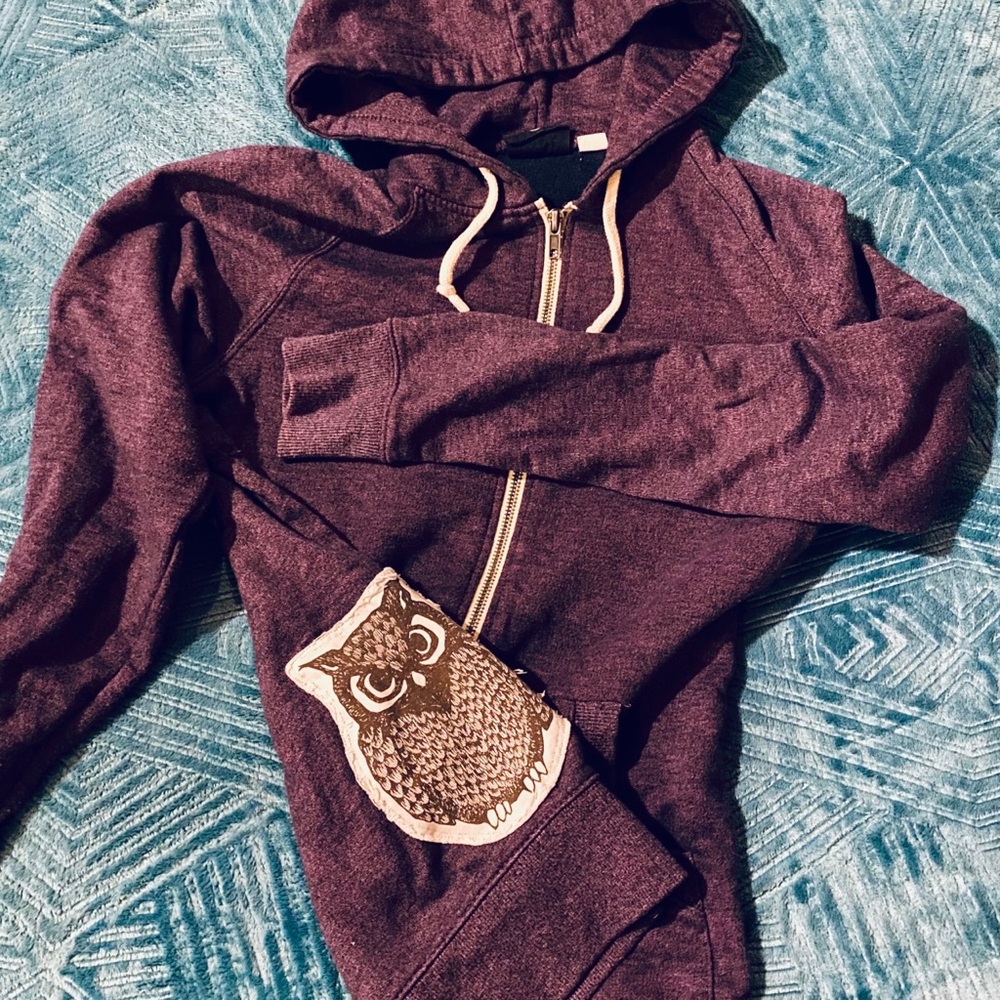 🦉BDG Urban Outfitters Zippered Hoodie - Picture 2 of 6